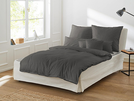 IRISETTE luksuzni bombažni saten Paris 8000-13 antracit