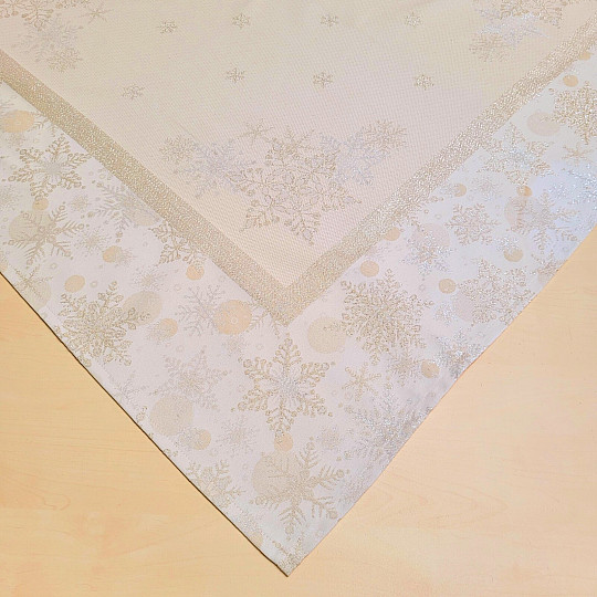 Božični pogrinjki in šali SILVER CHRISTMAS Silver NATURAL