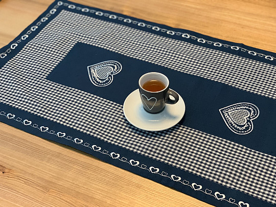 Vezen prt in šal COUNTRY STYLE moder