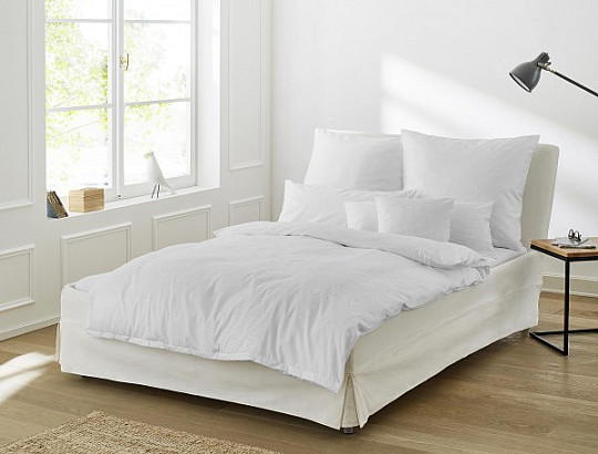 posteljnina Irisette BIO BOMBAŽ saten ASPEN 8740-12 snež