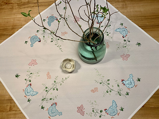 Vezeni prti in šali SLEPIČKY modri