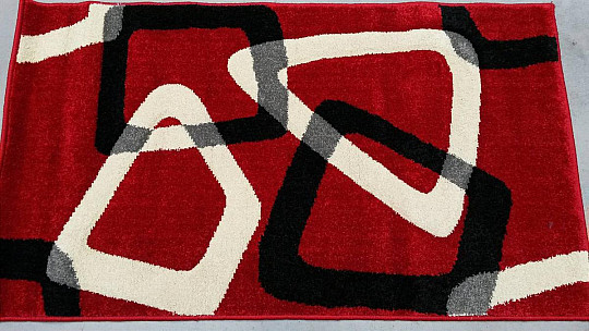 Kosne preproge PORTLAND CARVED rdeče