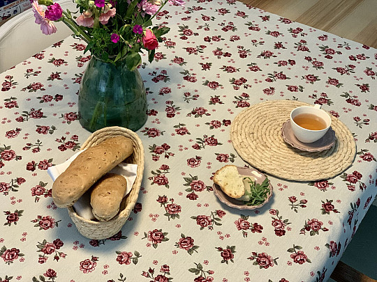 Tapiserija prt in šal EDEN ROSE