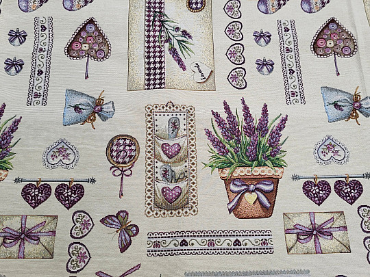 Tapiserijski prt, šal Lavender 4