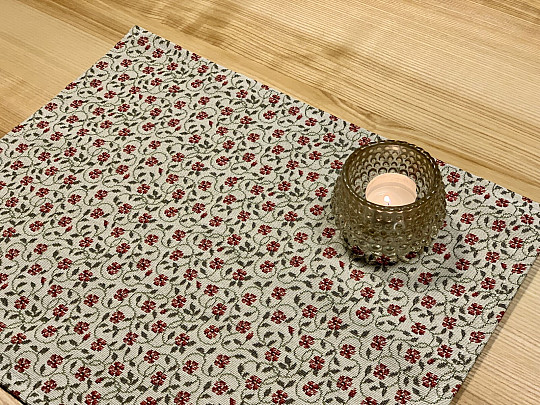 Tapiserija prt, Vintage rože šal