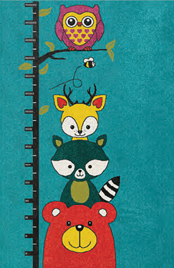 Otroška delna preproga PLAY gozdne živali