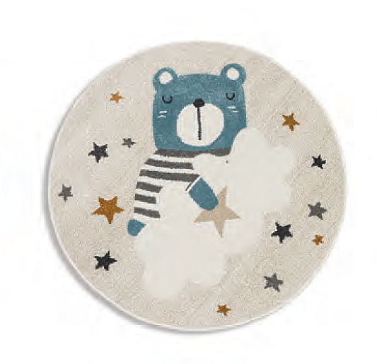 Otroška okrogla preproga VEGAS medvedki