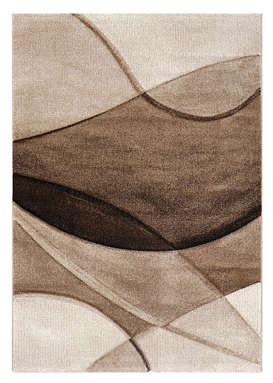 Moderna kos preproga DIAMOND geometrijski valovi