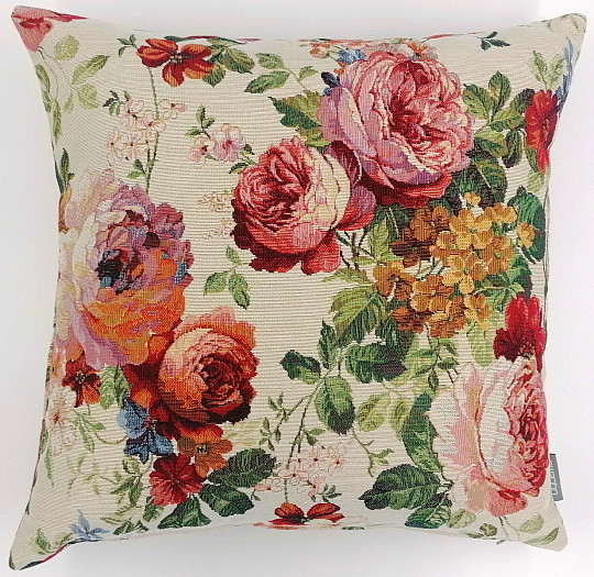 Tapiserija prevleka za vzglavnik CREAM ROSE