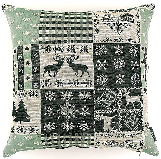 Ovitek za božični gobelin DEER GREEN