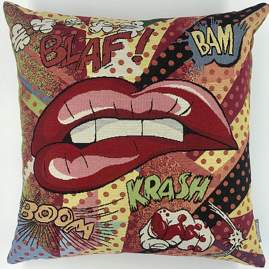 Prevleka za blazino COMICS LIPS