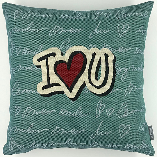 Prevleka za blazino gobelin I LOVE YOU