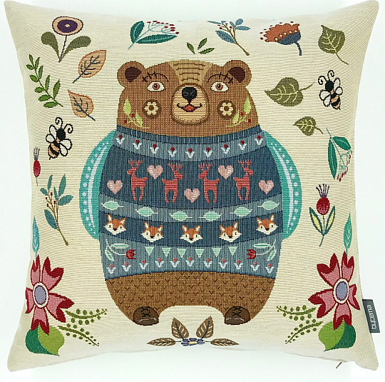 Prevleka za blazino gobelin MERRY ANIMALS 2