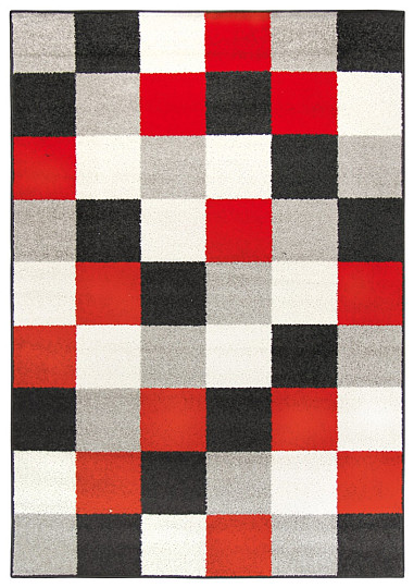 Kosna preproga LOTTO kocke rdeča