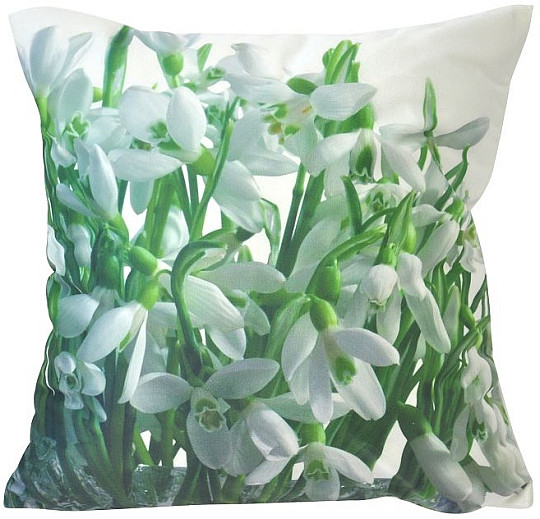 Okrasna prevleka za blazino Snowdrop