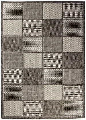 SISALO kockasta ustna preproga