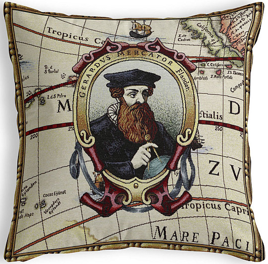 Velika prevleka za blazino GERHARD MERCATOR