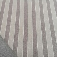 Dekorativna tkanina Trebol črte - rjava 2 cm 55