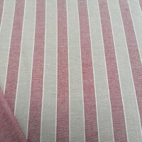 Dekorativna tkanina Trebol črte - bordo 2 cm 65