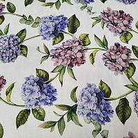 Dekorativna tkanina HYDRANGEA VIJOLIČNA