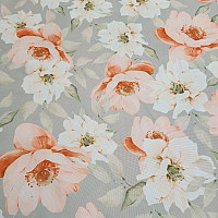 Dekorativna tkanina OXFORD ORANGE FLOWER