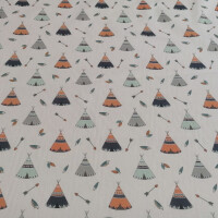 Teepee bombažna tkanina