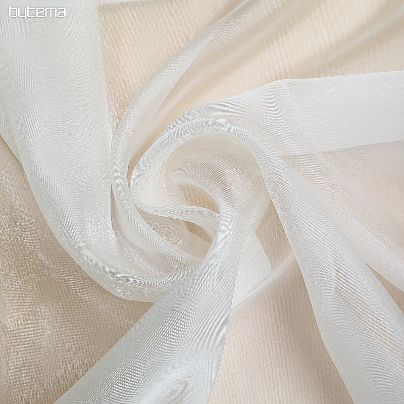 Voile zavesa CREAM GLOSSY 896