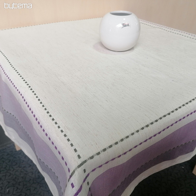 Prti in šali vijolično zeleni z zelenimi šivi