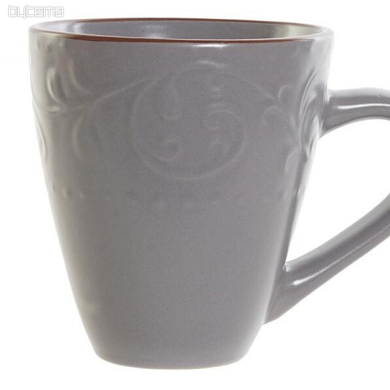 Skodelica GREY RELIEF 325ml siva