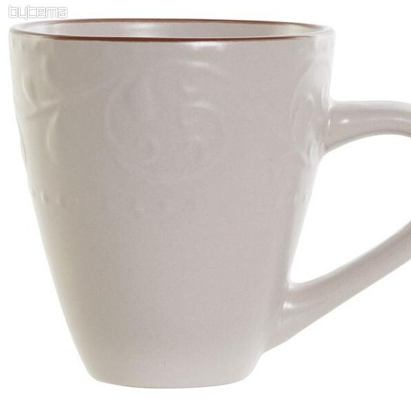 Skodelica BEIGE RELIEF 325ml bež