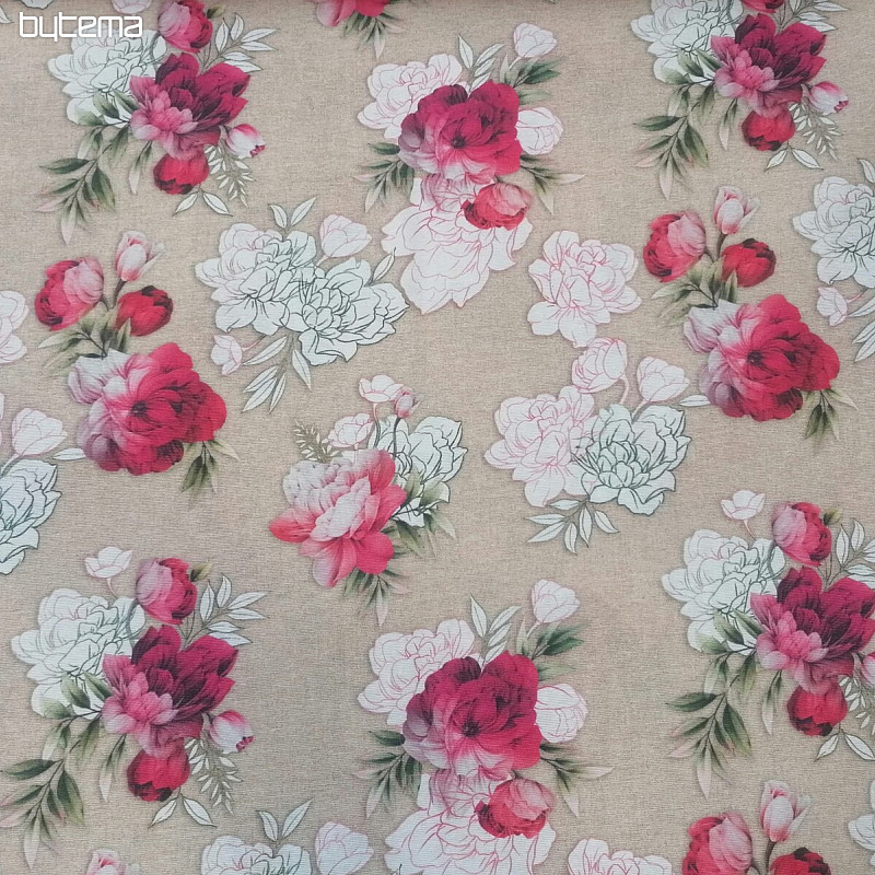 Dekorativno blago Rose Geraldine 3D