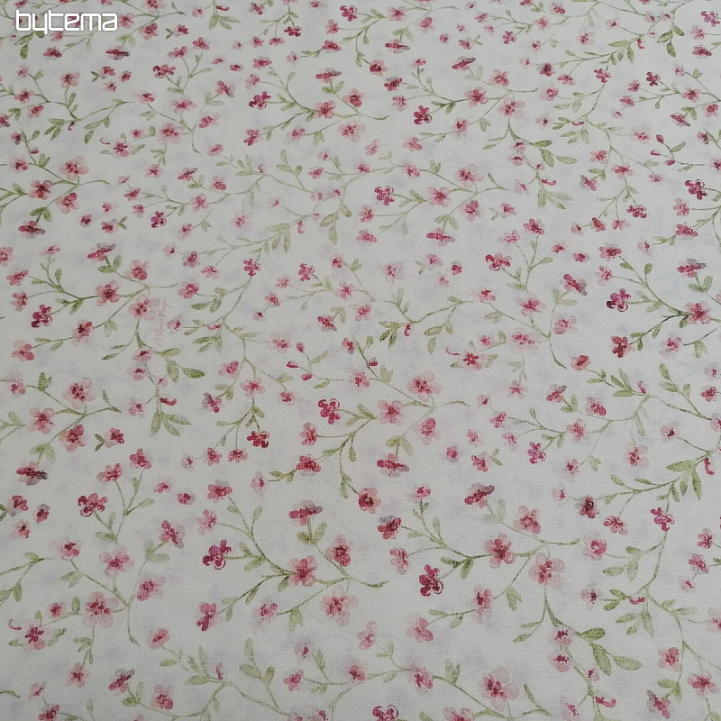 Mini sakura roza bombažna tkanina