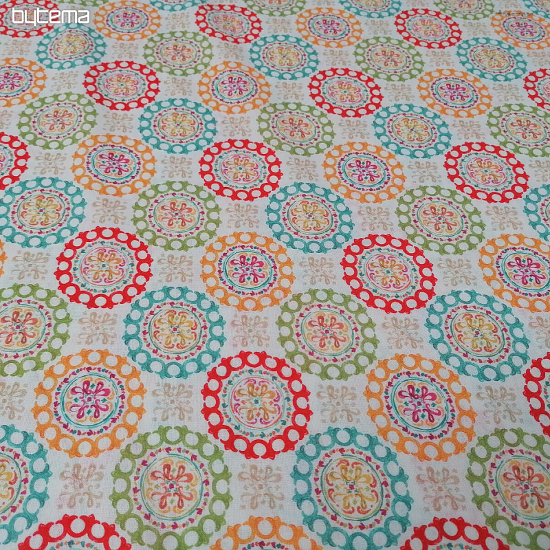 Bombažna tkanina Mandala - Andale