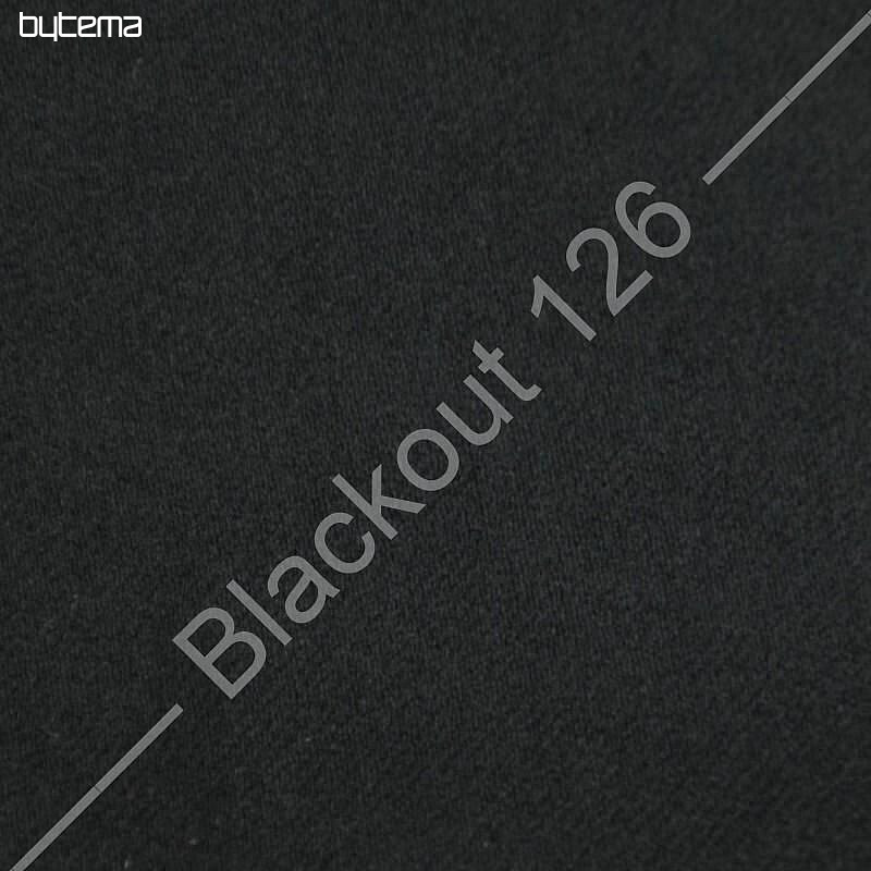 Dekorativna tkanina BLACKOUT za zavese črna 126