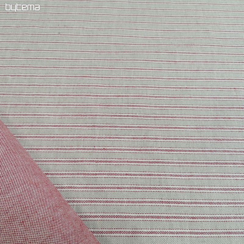 Dekorativna tkanina Iris stripes - bordo 65