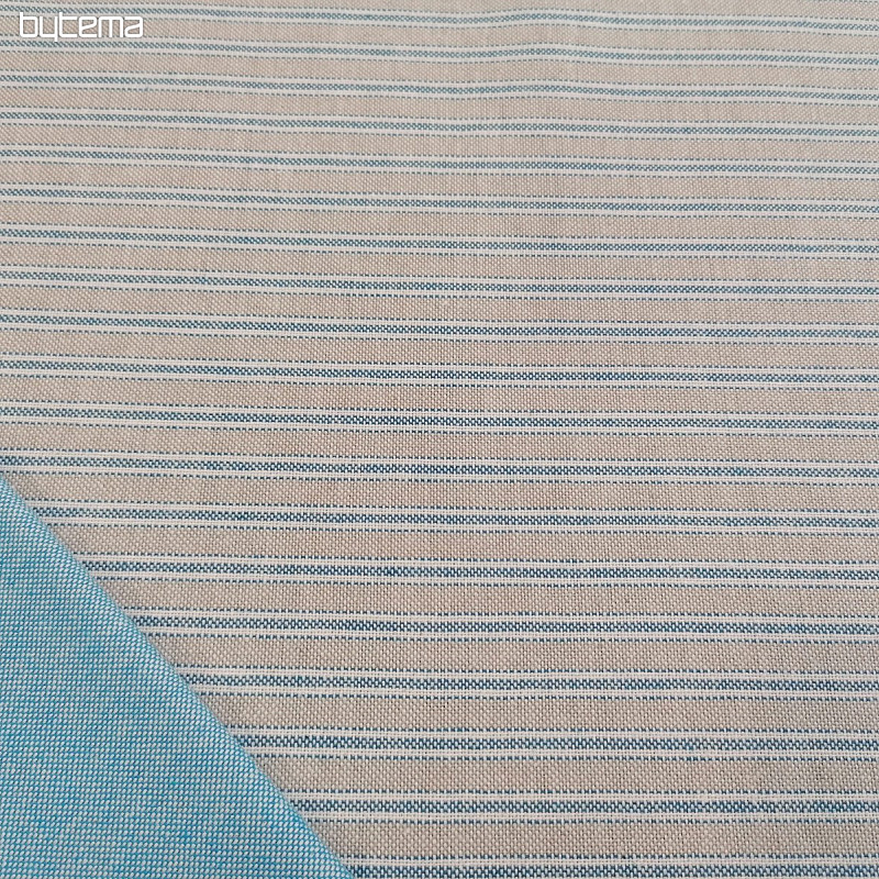 Dekorativna tkanina Iris stripes - modra 77