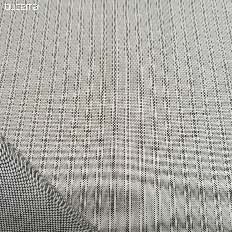 Dekorativna tkanina Iris stripes - rjava 55