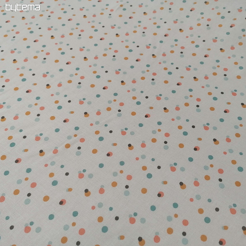 TICOY DOTS bombažna tkanina