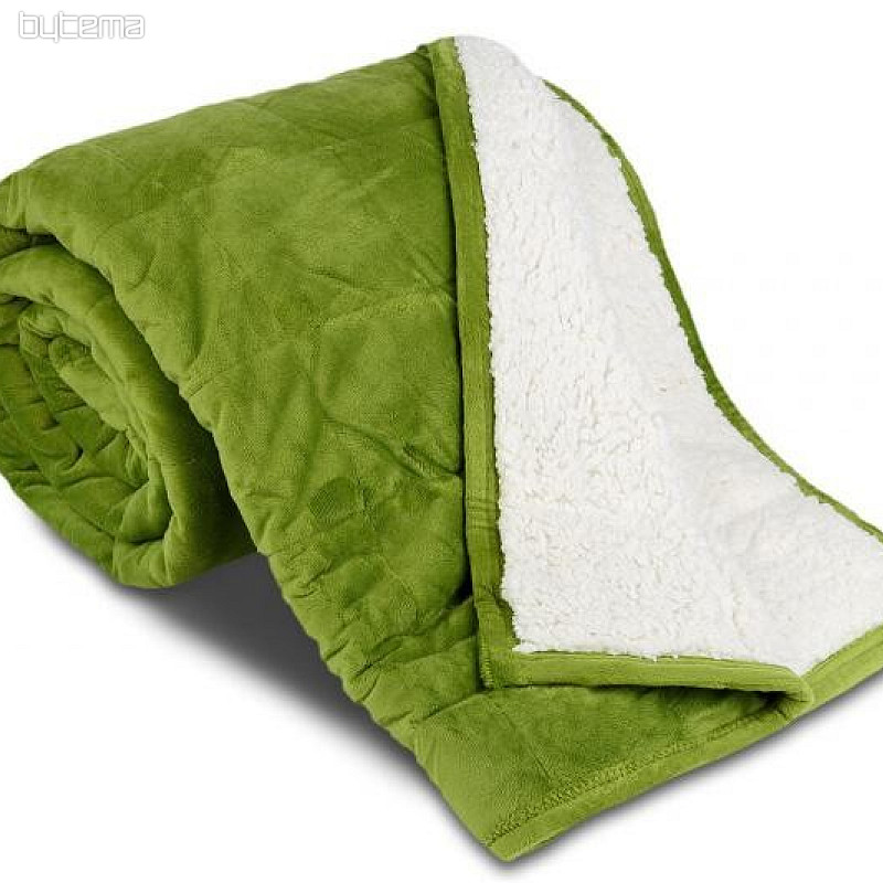 Odeja iz mikrovlaken EXTRA SOFT SHEEP stitch kaki