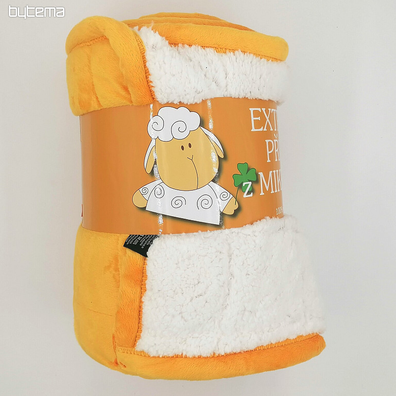 odeja iz mikrovlaken EXTRA SOFT SHEEP medeni šivi