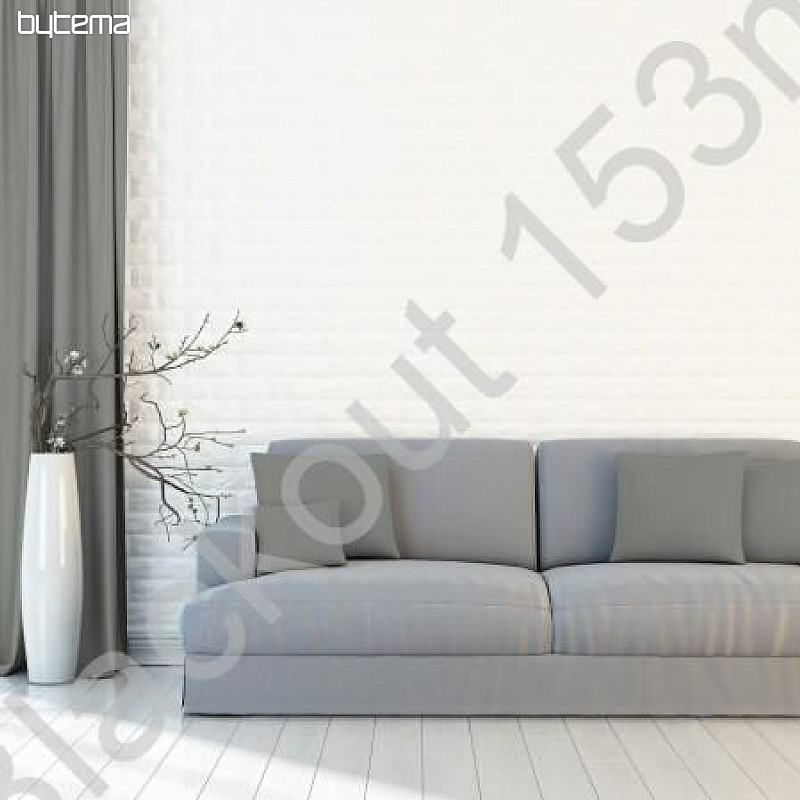 Dekorativna tkanina BLACKOUT za zavese temno siva 153
