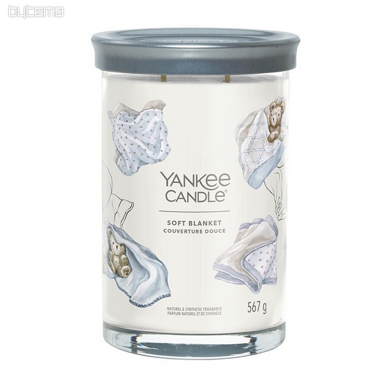 sveča YANKEE CANDLE dišava SOFT BLANKET TUMBER LARGE 2 WICKS