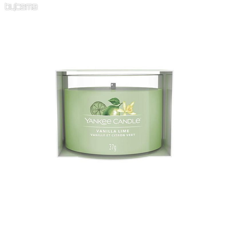 sveča YANKEE CANDLE vonj VANILIJA LIMETA V KOZARCU 37 g