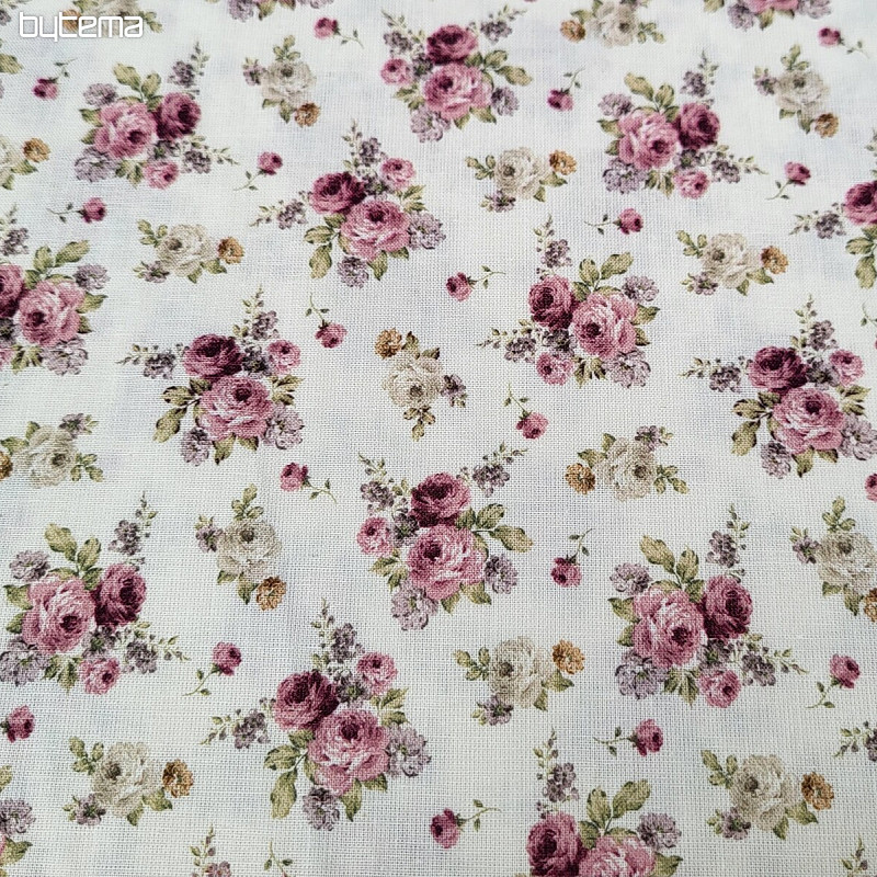 Bombažna tkanina WARWICK SMALL ROSE