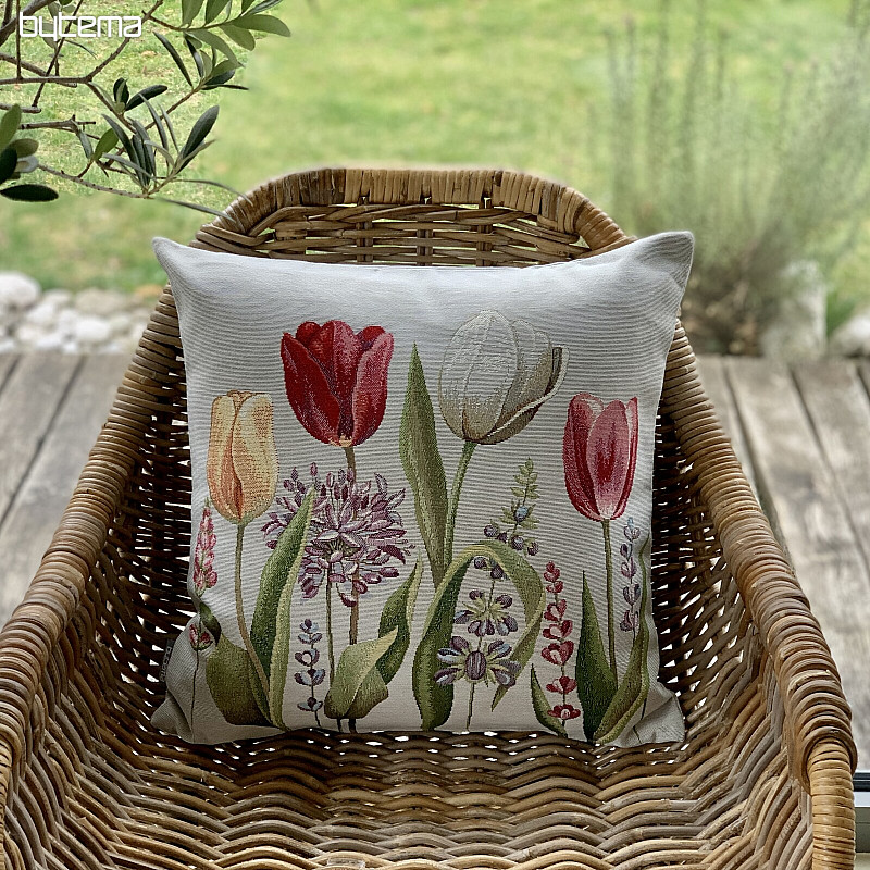 Tapiserija prevleka za blazino TULIP SPRING III