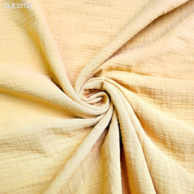 Bombažna tkanina GAUZE MUSTARD