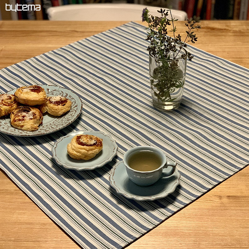 Prt in šal TOSCANA VALERY MULTI STRIPE modra