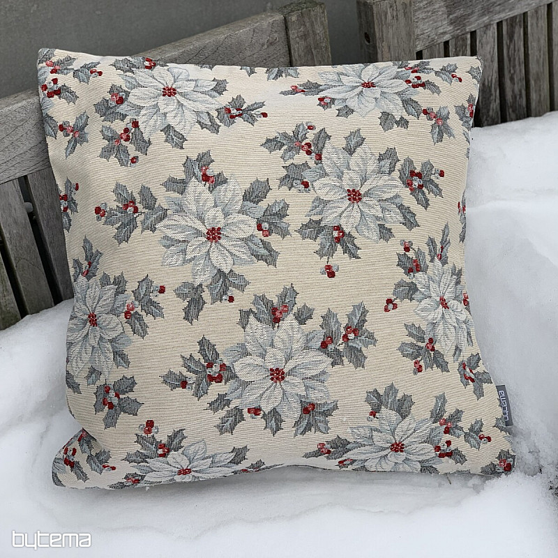 Ovitek za božični gobelin BOŽIČNA ZVEZDA srebrna