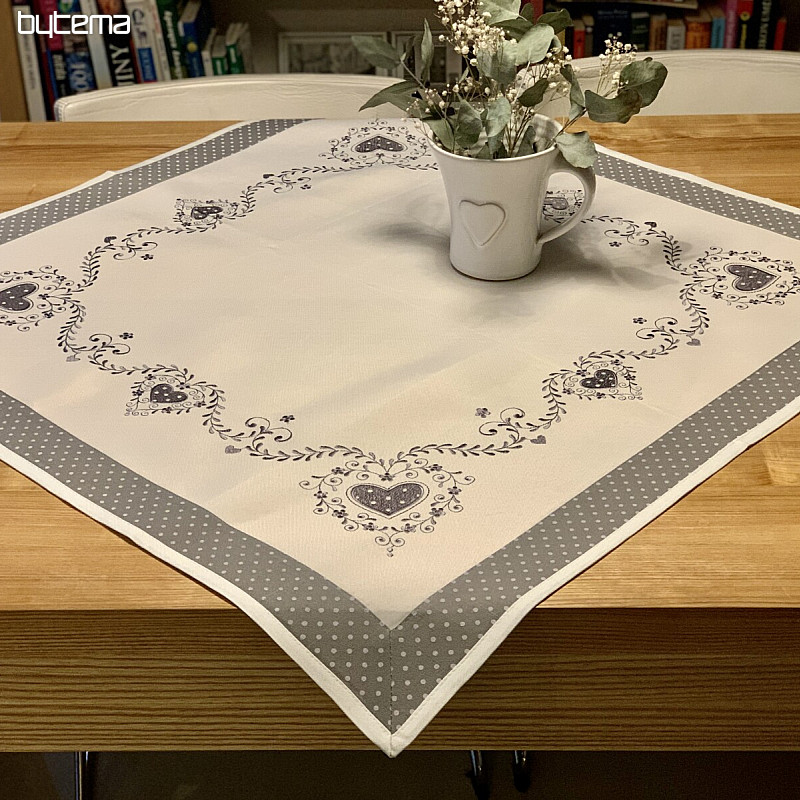 Vezen prt in šal SDRCE GREY