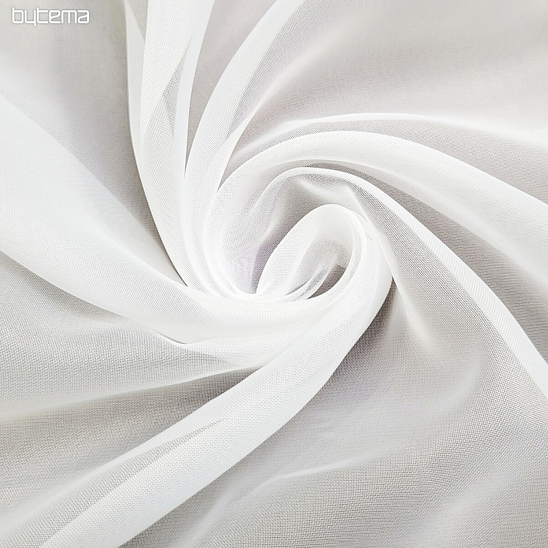 Voile zavesa HERMES 11 bela